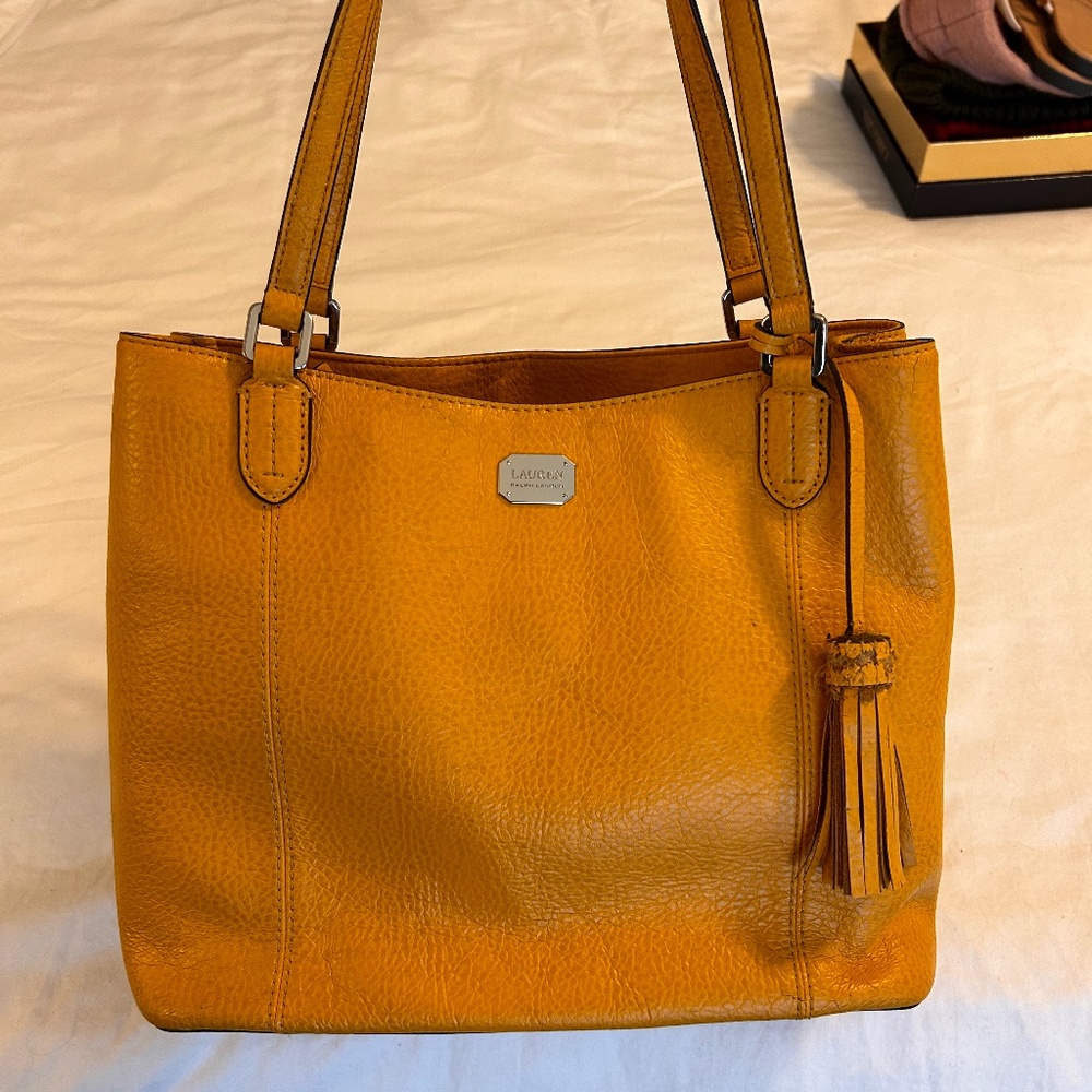 Ralph Lauren Mustard Yellow Bag
